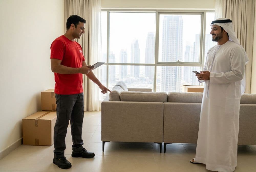 Get a free moving quote from Zain Movers and Packers Dubai